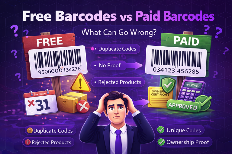 Free Barcodes vs Paid Barcodes – What Can Go Wrong?