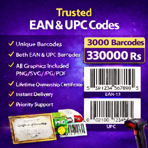 3000 UPC and EAN Barcodes